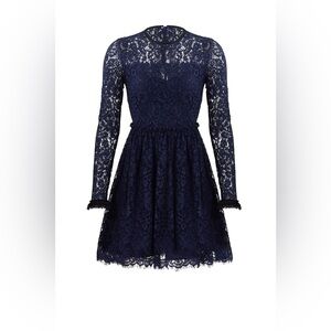 Shoshanna Navy Lace Dress
